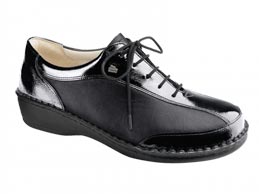 Hanoi Noir: chaussures basses femme, pieds sensibles et larges - Finn Comfort