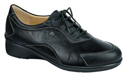 Savannah Noir: chaussures basses femme, pieds sensibles et larges - Finn Comfort