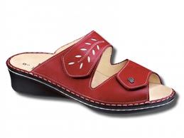 Curitiba rouge: chaussures femme pour pieds sensibles - Finn Comfort